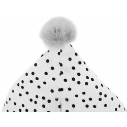 Fotoliu sac pentru copii Mobhaus Pompom (White/Pink) Thumb