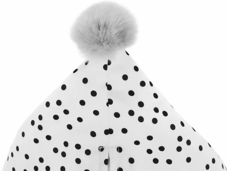 Fotoliu sac pentru copii Mobhaus Pompom (White/Pink)