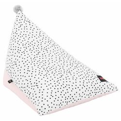 Кресло-мешок детское Mobhaus Pompom (White/Pink)