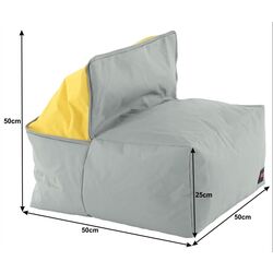 Fotoliu sac Mobhaus Alimor (Gray/Green) Thumb