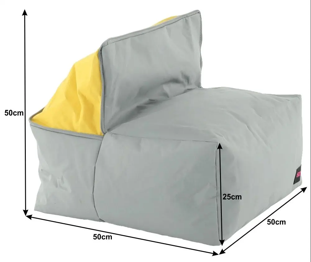 Fotoliu sac Mobhaus Alimor (Gray/Green)