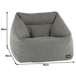 Кресло мешок Mobhaus Urason (Gray) Thumb