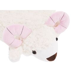 Puf pentru copii Tempo Kondela Lola (White/Pink/Natural) Thumb