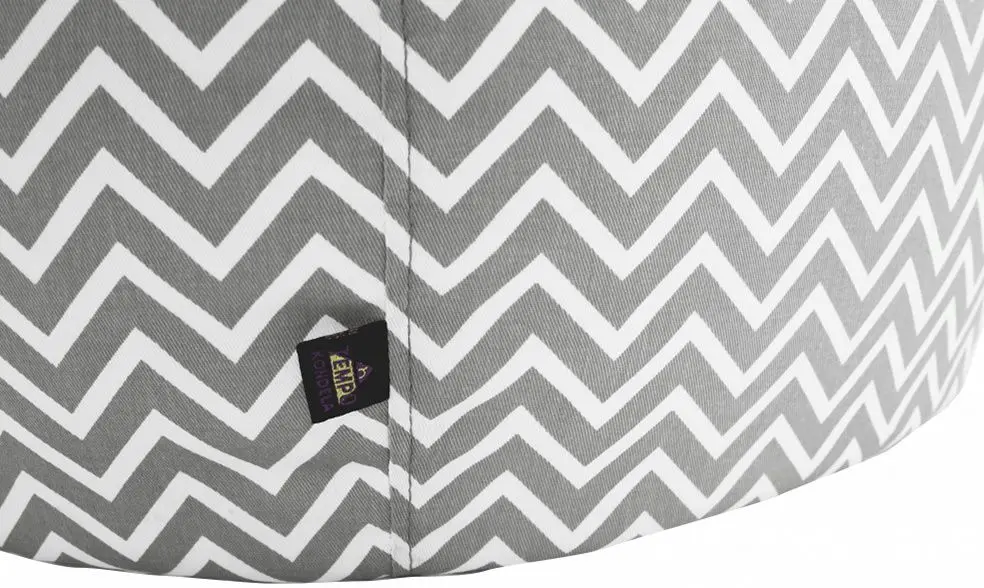 Детское кресло-мешок Tempo Kondela SitOnMe Gomby (Gray/White)