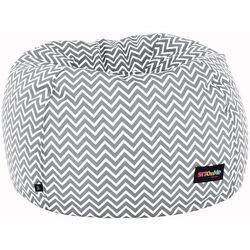 Fotoliu-sac pentru copii Tempo Kondela SitOnMe Gomby (Gray/White)