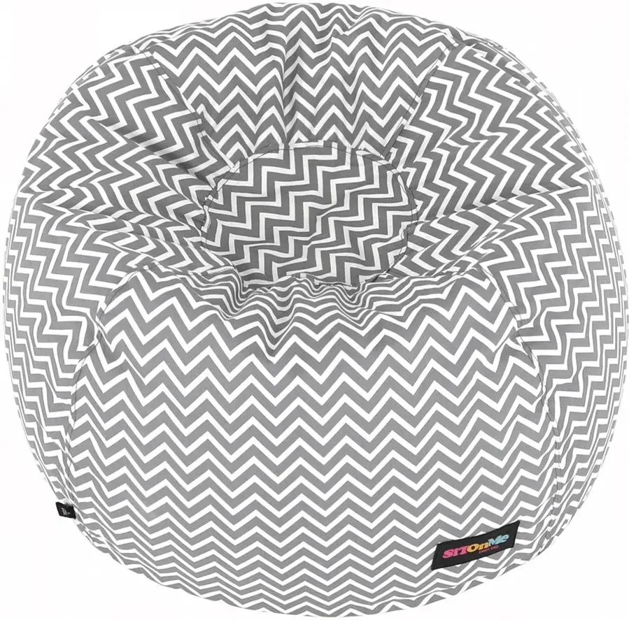 Детское кресло-мешок Tempo Kondela SitOnMe Gomby (Gray/White)