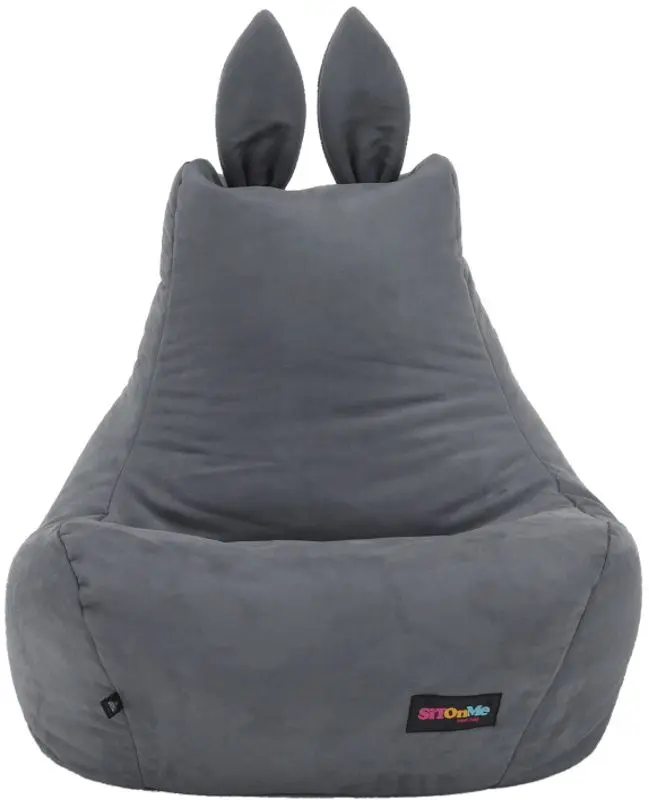 Fotoliu-sac pentru copii Tempo Kondela SitOnMe Lapin (Gray)