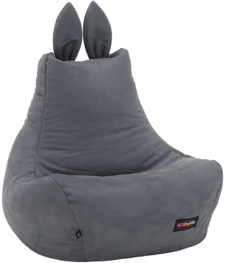 Fotoliu-sac pentru copii Tempo Kondela SitOnMe Lapin (Gray)