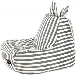 Детское кресло-мешок Tempo Kondela SitOnMe Lapin (White/Gray) Thumb