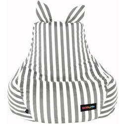 Детское кресло-мешок Tempo Kondela SitOnMe Lapin (White/Gray) Thumb