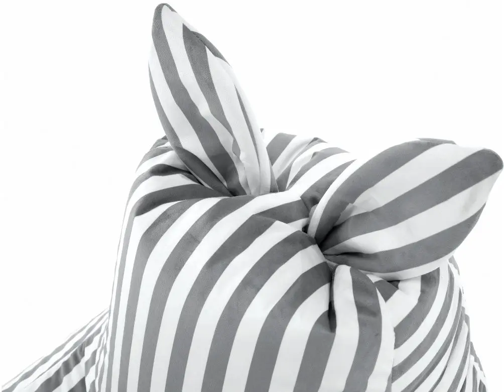 Детское кресло-мешок Tempo Kondela SitOnMe Lapin (White/Gray)