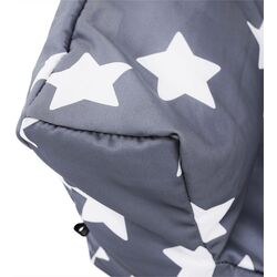 Fotoliu-sac pentru copii Tempo Kondela SitOnMe Lurko Star (Gray/White) Thumb