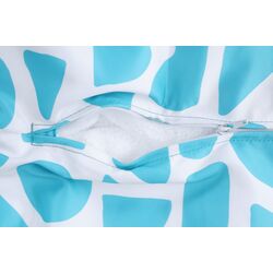 Детское кресло-мешок Tempo Kondela SitOnMe Teldin (White/Turquoise) Thumb