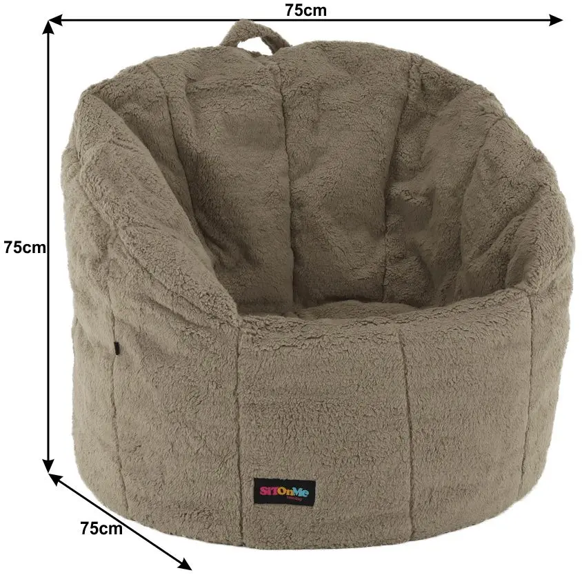 Fotoliu sac Tempo Kondela SitOnMe Almero (Brown Light)