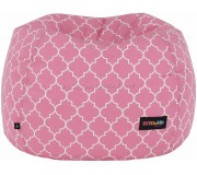 Fotoliu-sac pentru copii Tempo Kondela SitOnMe Gomby (Pink/White)