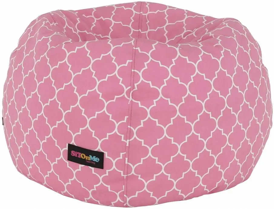 Детское кресло-мешок Tempo Kondela SitOnMe Gomby (Pink/White) - 8