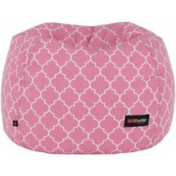 Детское кресло-мешок Tempo Kondela SitOnMe Gomby (Pink/White) Thumb