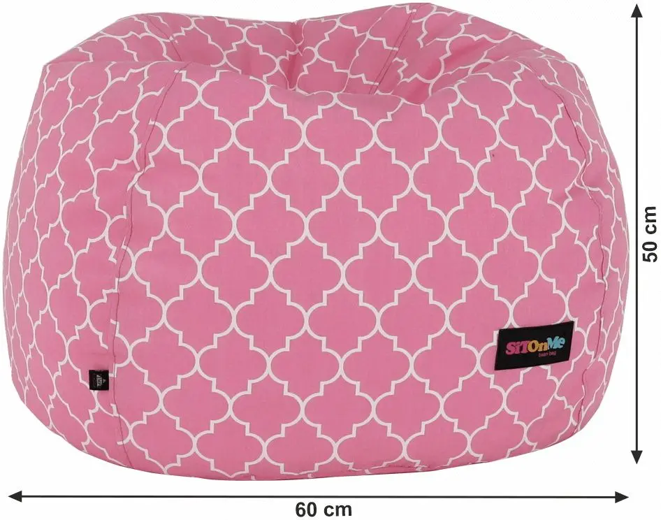 Детское кресло-мешок Tempo Kondela SitOnMe Gomby (Pink/White) - 6