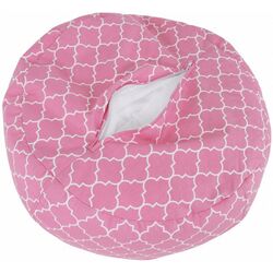 Детское кресло-мешок Tempo Kondela SitOnMe Gomby (Pink/White) Thumb