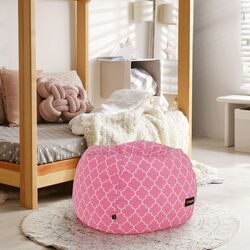 Детское кресло-мешок Tempo Kondela SitOnMe Gomby (Pink/White) Thumb