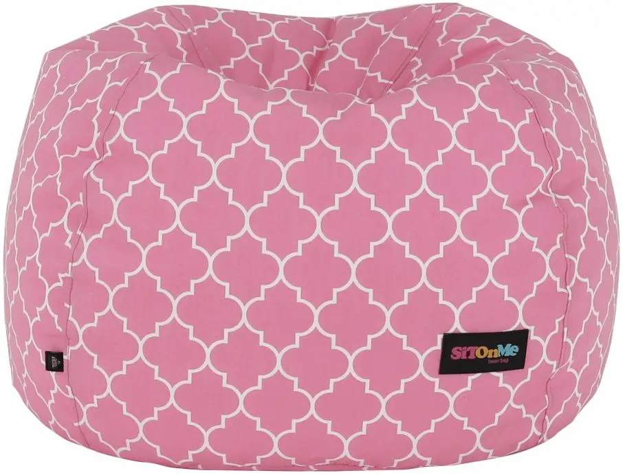 Детское кресло-мешок Tempo Kondela SitOnMe Gomby (Pink/White)