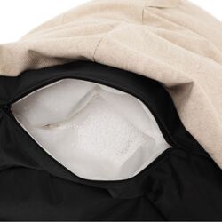 Fotoliu sac Tempo Kondela SitOnMe Kenod (Beige) Thumb