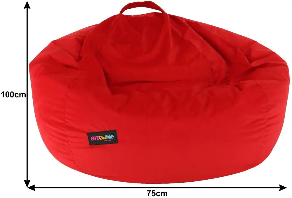 Кресло-мешок Tempo Kondela SitOnMe Trikalo (Red) - 7