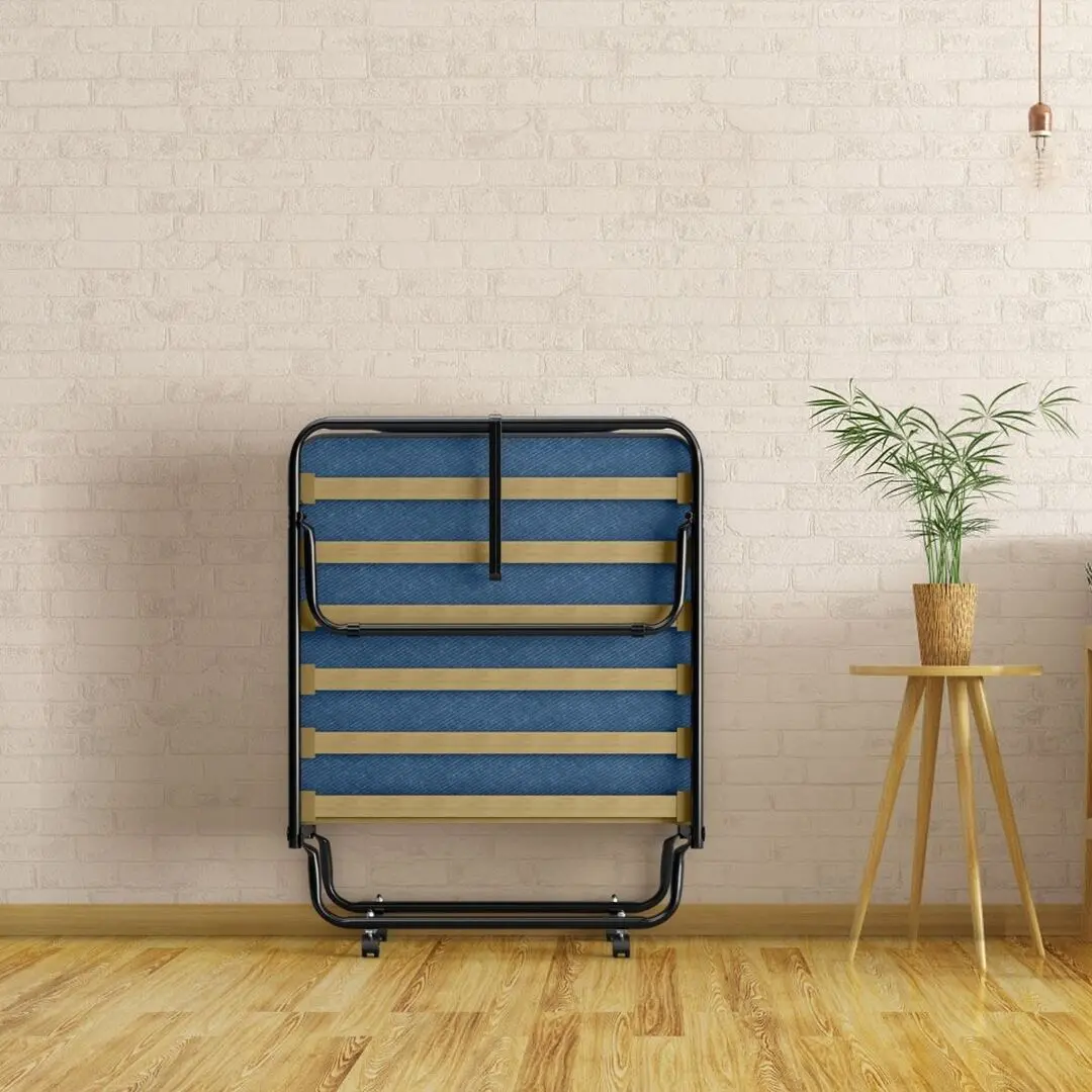 Pat pliabil Costway HW72809NY (Black/Blue)