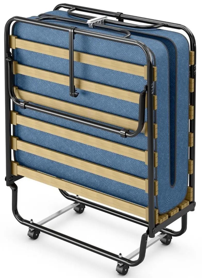 Pat pliabil Costway HW72809NY (Black/Blue)