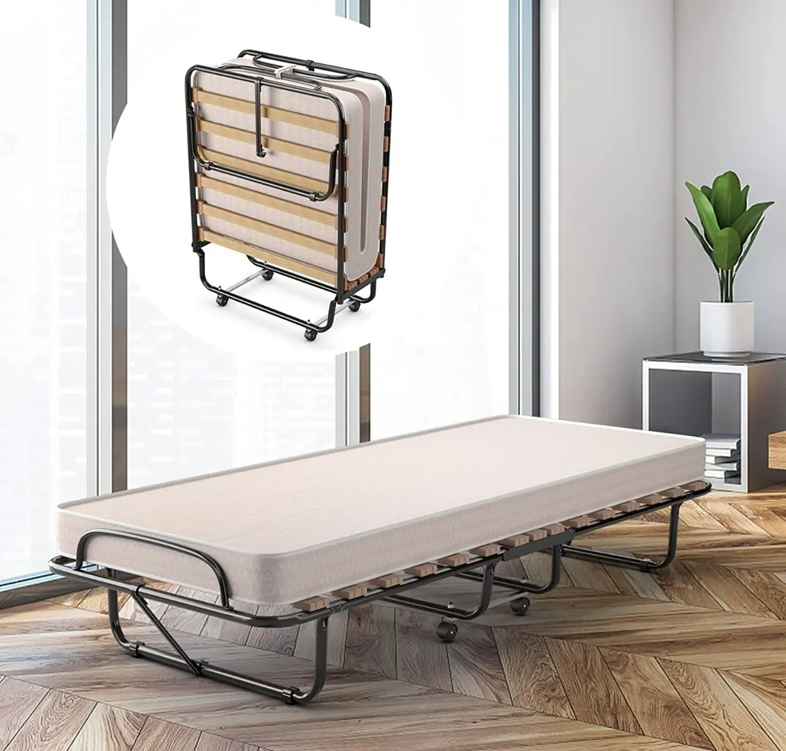 Pat pliabil Costway HW72810 (Light Beige)