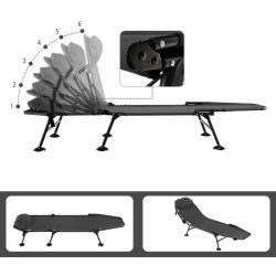 Pat pliabil Costway NP10796GR (Grey) Thumb