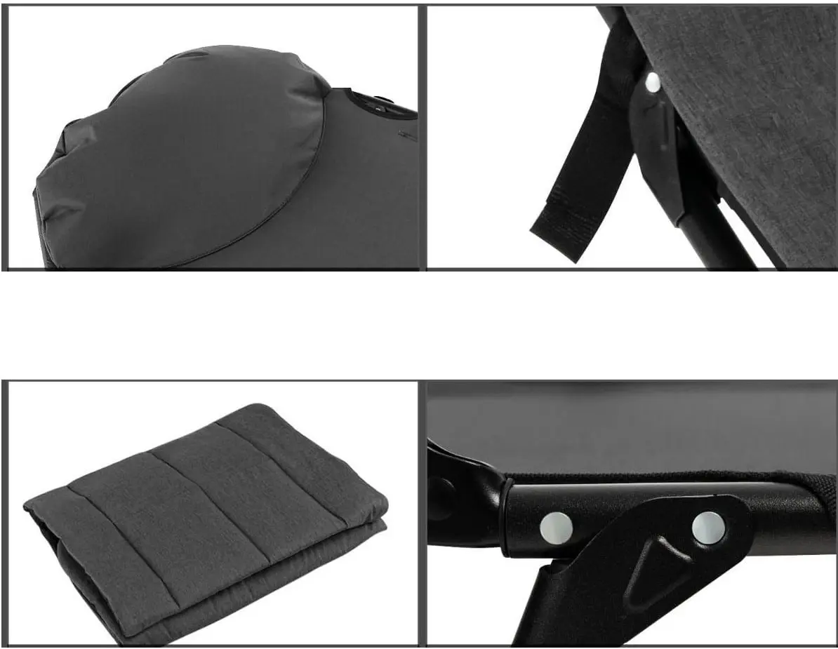 Pat pliabil Costway NP10796GR (Grey)