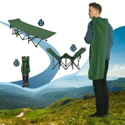 Pat pliabil Costway NP10890GN (Green) Thumb