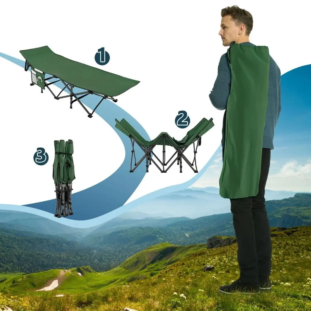 Pat pliabil Costway NP10890GN (Green)