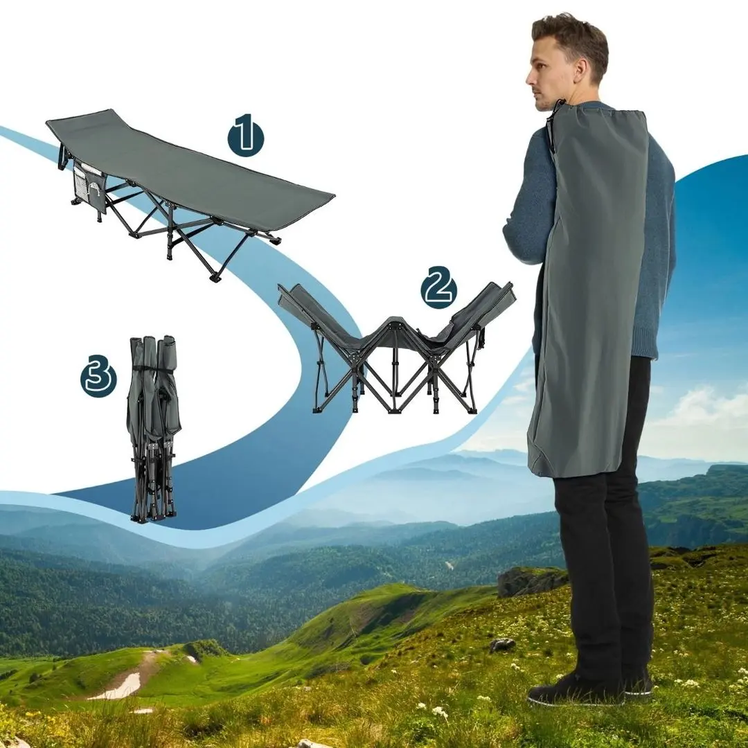 Pat pliabil Costway NP10890HS (Grey)