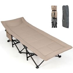 Pat pliabil Costway NP11308CF (Light Brown) Thumb