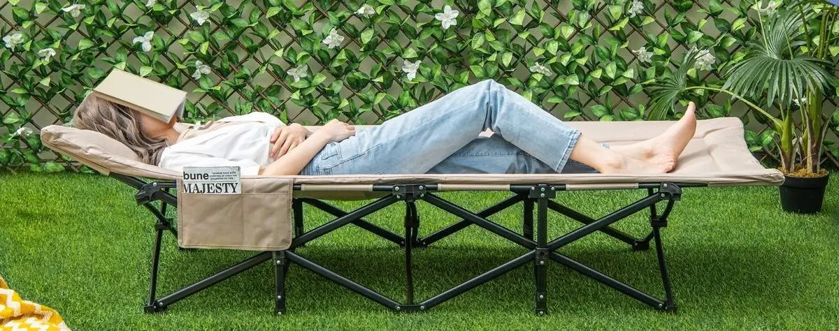 Pat pliabil Costway NP11308CF (Light Brown) - 3