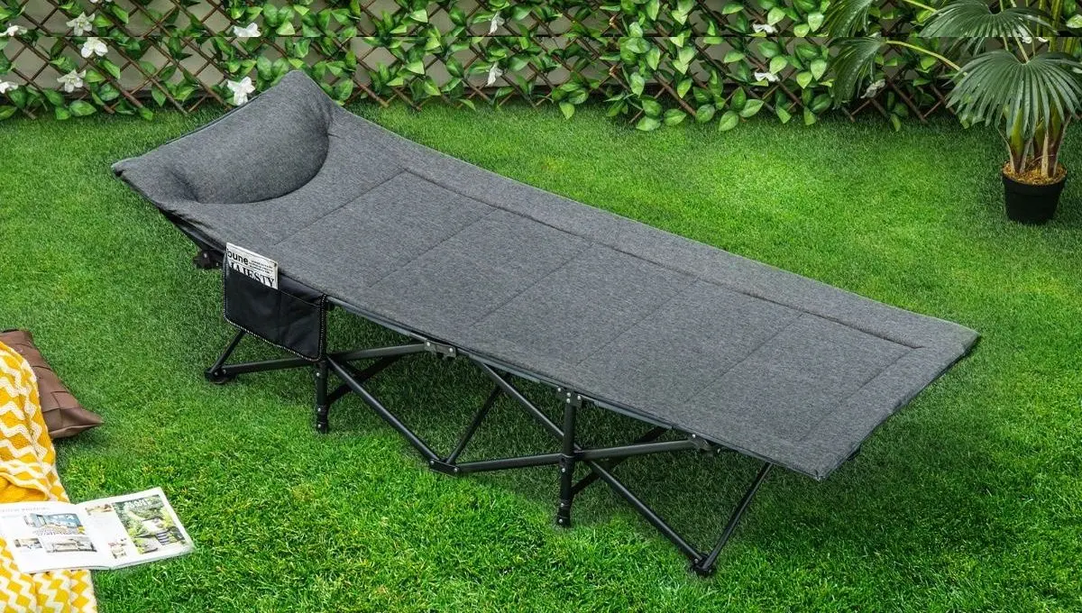 Pat pliabil Costway NP11308GR (Grey)