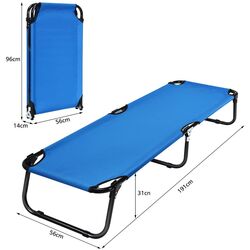 Pat pliabil Costway OP70568BL (Blue) Thumb