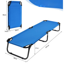 Pat pliabil Costway OP70568GR (Blue) Thumb