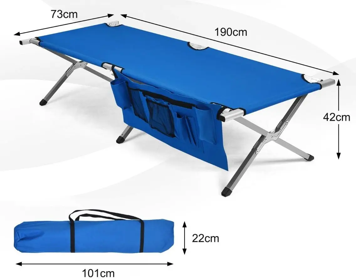 Раскладушка Costway OP71067BL (Blue)
