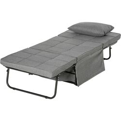 Раскладушка Homcom 831-515 188x75x38 cm (Grey) Thumb