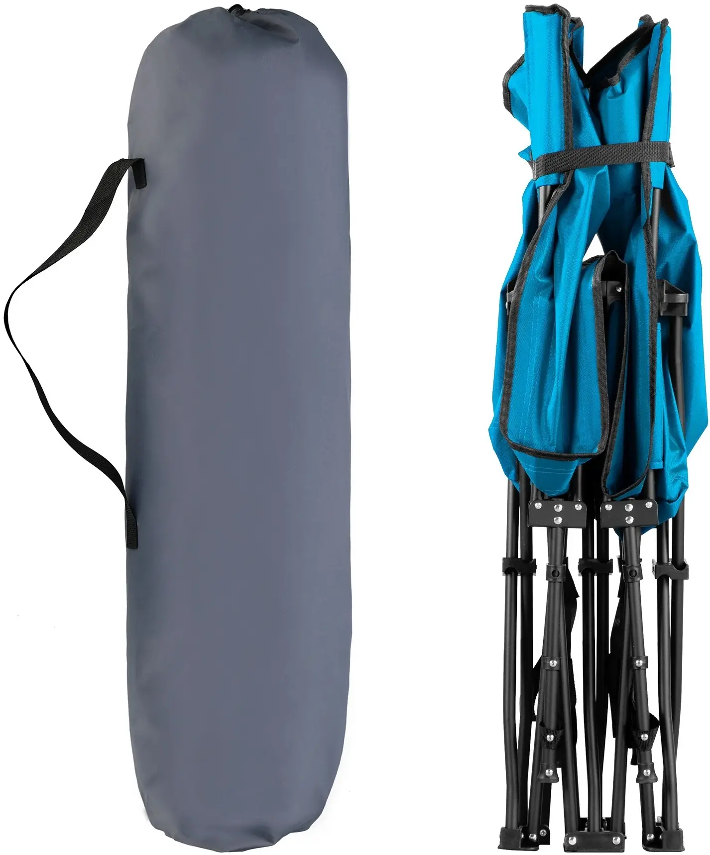 Раскладушка Nils Camp NC2701 (Blue) - 7