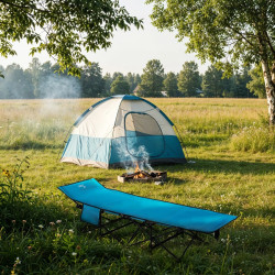 Раскладушка Nils Camp NC2701 (Blue) Thumb