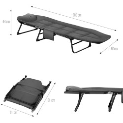 Раскладушка Nils Camp NC2720 (Grey) Thumb