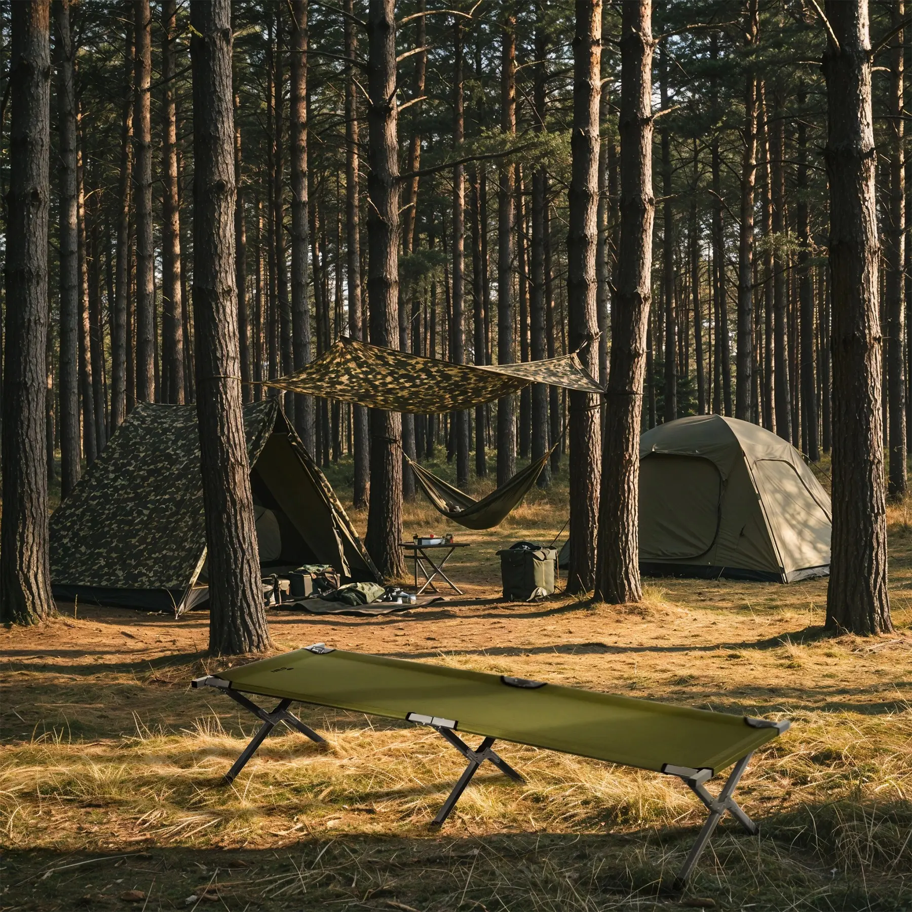 Раскладушка Nils Camp NC2756 (Green) - 9