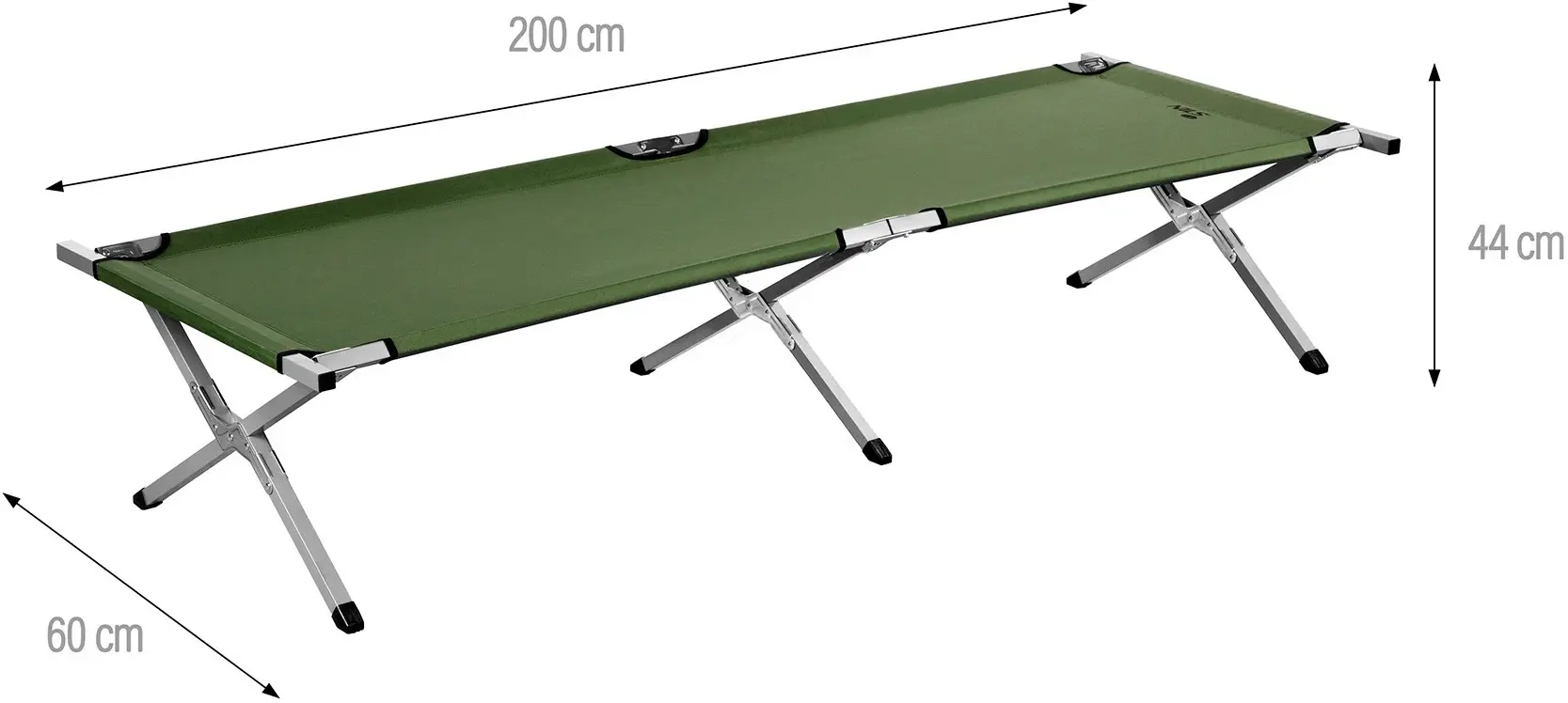 Раскладушка Nils Camp NC2756 (Green) - 10