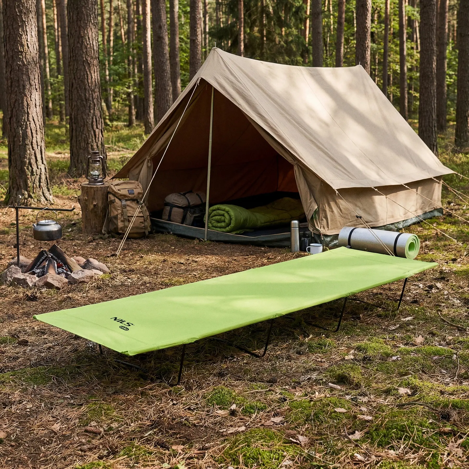 Раскладушка Nils Camp NC3504 (Green) - 7