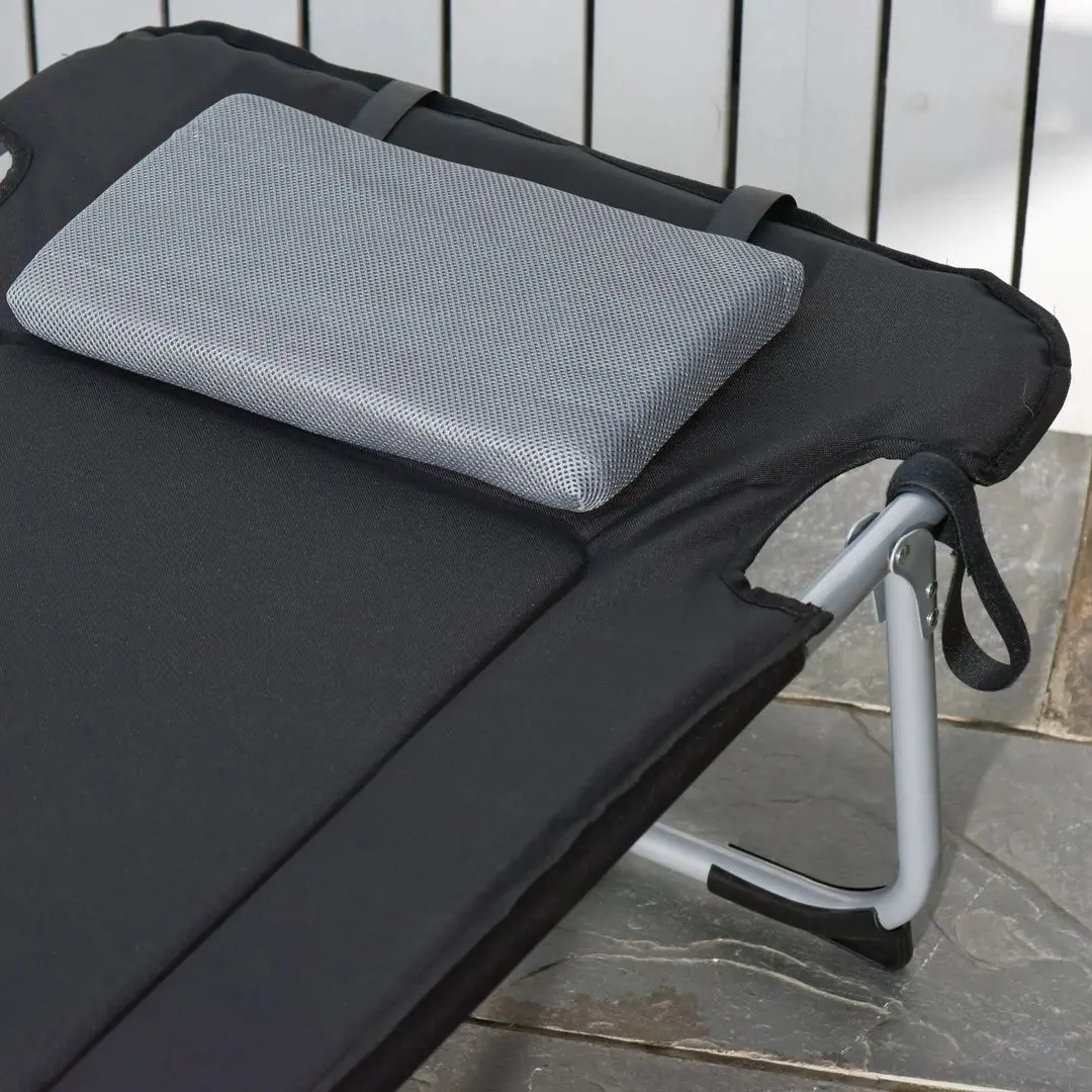 Pat pliabil Outsunny A20-153 (Black)