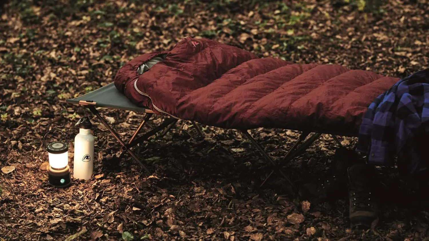 Pat pliabil Robens Outpost Low (Light Grey)